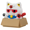 MEGA CAT PROJECT Mobile Suit Gundam Nyantomo Big na Mobile Suit Nyandam Gundam