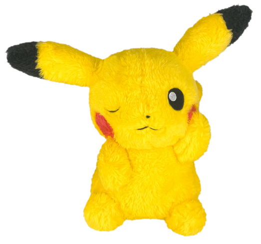 Iyasarenu Plush Pikachu