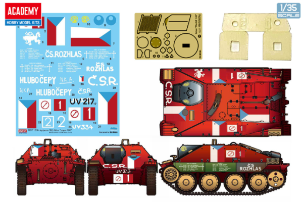 1/35 Jagdpanzer 38(t) Hetzer Prague 1945