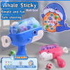 Whale-themed Sticky Ball Shooting Toy Ejection Sticky Ball Launching Kids Interactive Battle Game Whale Ball Ball Gun Toys Kids Automatic Shooting indoor Outdoor toys for kids boy Gift Idea for Girl toy