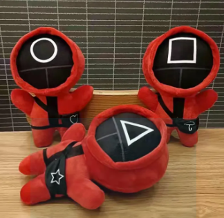 23CM Squid Game Plush Toy Cartoon Character Plush toy
