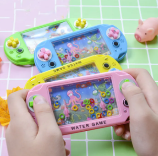 Water circle game machine children handheld water circle throw circle extruding toys