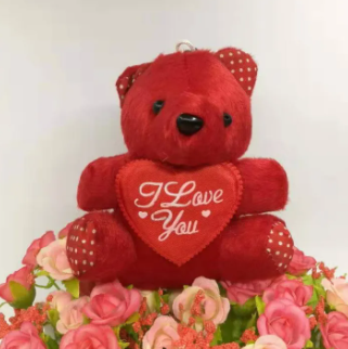 Bear With Heart I Love You Stuffed Toy For Valentine's Day